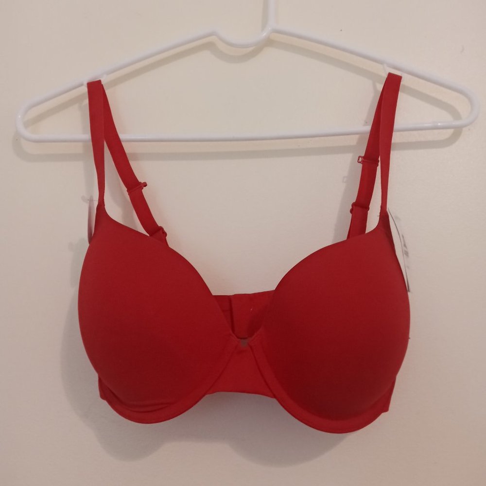 B.Tempted Women's Classic Convertible Underwire Bra Red 32DD - NEW with …